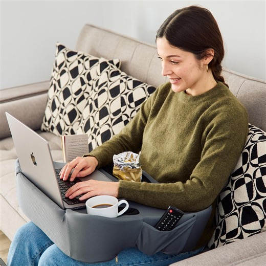 Ergonomic Lap Desk Pillow: Portable Laptop & Tablet Soft Support - Etsy