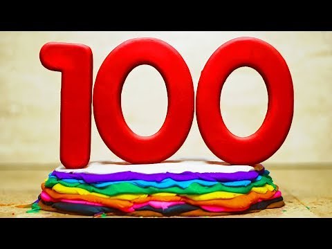 Numbers 1-100 in Clay (Stop Motion)