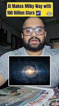 AI Makes Milky Way with 100 Billion Stars 🌌✨🤖#MilkyWay #AI #Stars