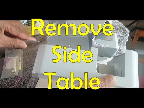 Serger Singer Remove Side Table