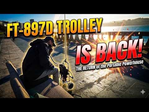 FT-897D TROLLEY SETUP para Beaches On The Air