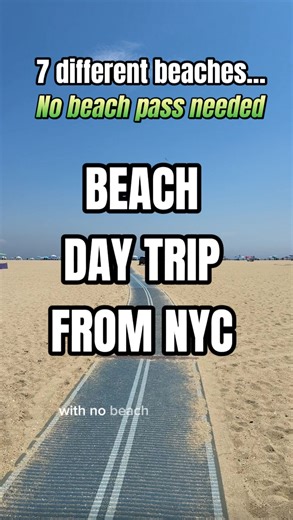 Jeffrey Harnish | A Beach Day Trip from NYC with 7 different beaches - only a 40 minute ferry ride 📍Sandy Hook New Jersey Directions: Take the Seastreak... | Instagram