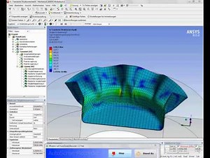 Ansys Workbench simulation Deep drawing example 2