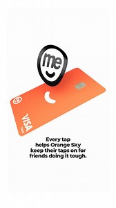 With an orange SpendME card, you tap and ME donates to Orange Sky Australia. 🧡 Help them continue to do vanloads of good for those doing it tough across Australia. Sign up for an orange SpendME card today https://ow.ly/VweI50X1hYv. | ME