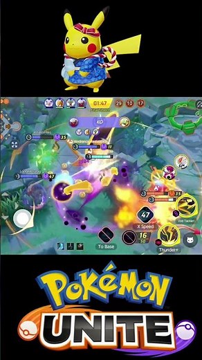 How to use pikachu moves and Unite move at the right time? ⚡⚡ Pokémon Unite