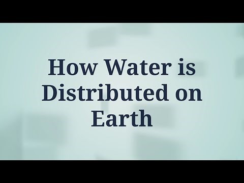 Distribution of Water on Earth