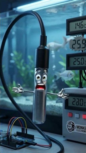 How does the DS18B20 sensor work? 🌡️💧 (Submersible Temperature)