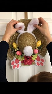 Handmade Easter Bunny Door Wreath | Creative World