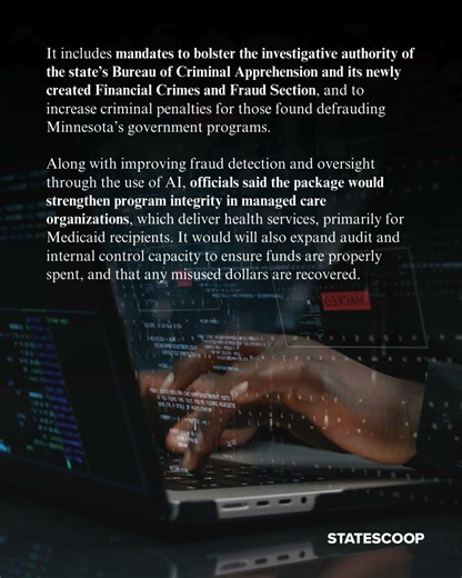 Minnesota Gov. Walz's anti-fraud legislation includes machine learning & AI
