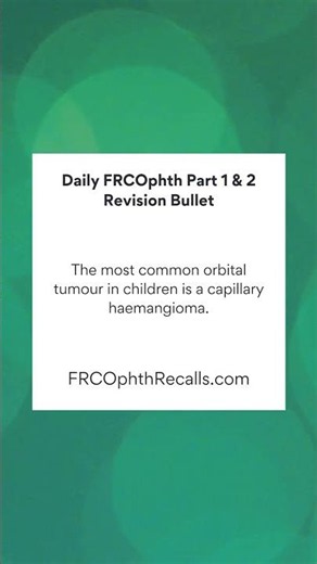 FRCOphth Part 1 & 2 Exam Revision Bullet