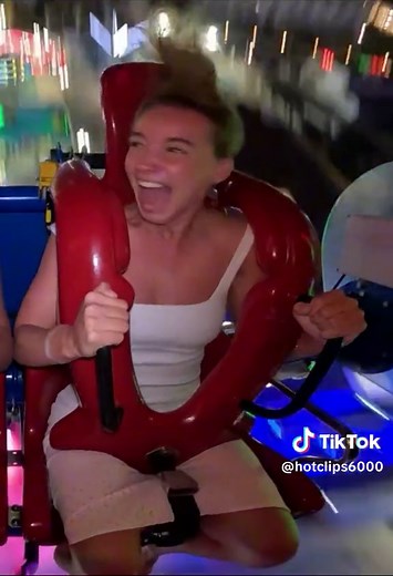 Pure Joy on the Slingshot Ride