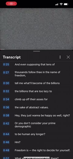 Mr. Freeman Transcripts on TikTok