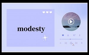 英语单词modesty 谦虚谦逊