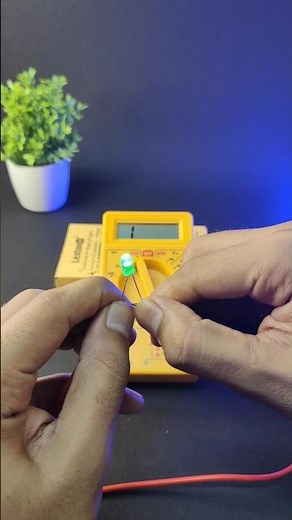 how to check led using multimeter || #led #multimeter