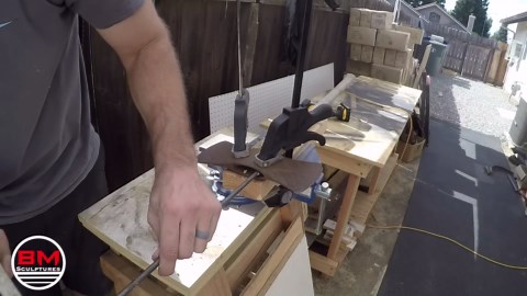 Rusty Battle Axe Restoration and Modification.