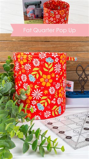 9.3K views · 91 reactions | Have you seen our NEW Fat Quarter Pop Up tutorial?朗 I work through all the steps with you for this adorable Pop Up container! Its a fun way to store your items and easy to take on the go.  Check out our YouTube channel to watch! https://www.youtube.com/@FatQuarterShopTX | Fat Quarter Shop | Facebook