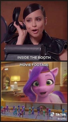 recording vs the movie for #mylittlepony #netflix