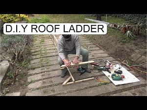 HOW TO MAKE ROOF LADDER - TETŐLÉTRA KÉSZÍTÉS