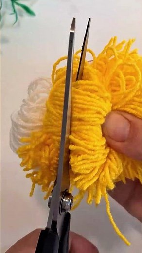 DIY Yarn Pom Pom Chick 🐣 | Cute & Easy No-Sew Craft Idea ✂️✨