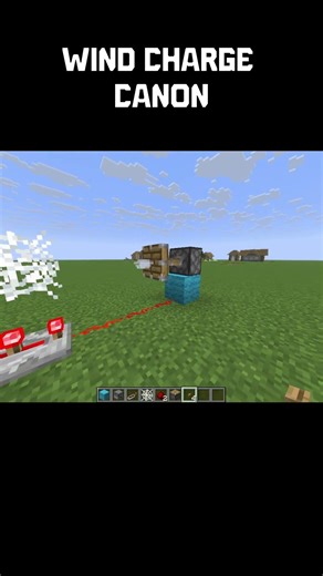 WIND BURST CANON #gamingshorts #minecraft