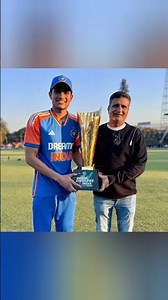 Shubman Gill's biggest supporter is his father. #shubmangill #father