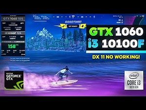 FORTNITE CHAPTER 7 CRASH SOLUTION - TESTED on GTX 1060 + i3 10100F!