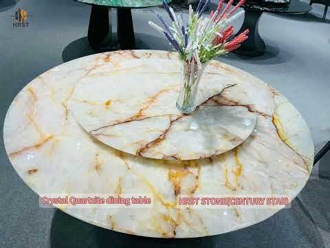 Natural stone dining table