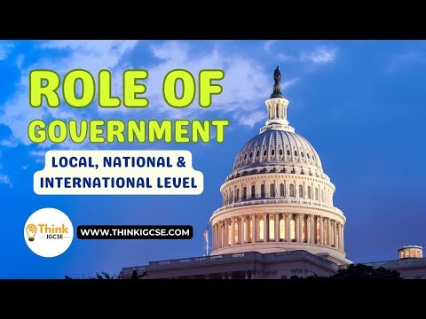 Role of Government: Local, National, and International Level | IGCSE Economics | ThinkIGCSE.com
