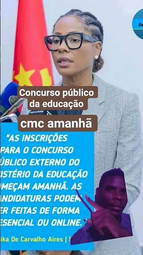 concurso público da educação #ministério #angola #concurso #emprego #edital #vagas #concursopublico