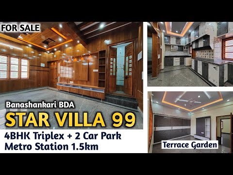 4BHK Star Villa 99 in Banashankari BDA For Sale Bengaluru