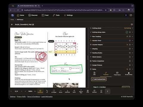 Take Knitting Notes & Save Design Choices