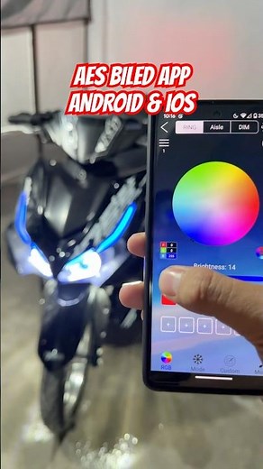 LED LAMP APPLICATION PARA SA BILED SETUP LIGHT CONTROLLER #aeroxv2 #biled #yamaha #aes #aesturbo