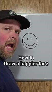 how to draw a happier face