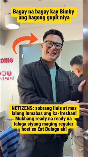 Bimby Aquino, mas lalong nag-fresh sa kanyang bagong gupit! Magiging regular na kaya sa Eat Bulaga?