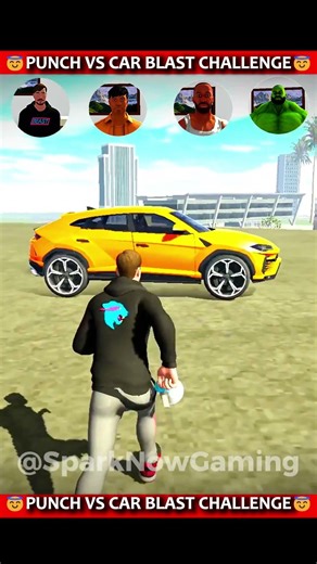 Can Anyone Punch the Car? 😱 | Indian Bike Driving 3D| #shorts #gaming #gta #indianbikedriving3d