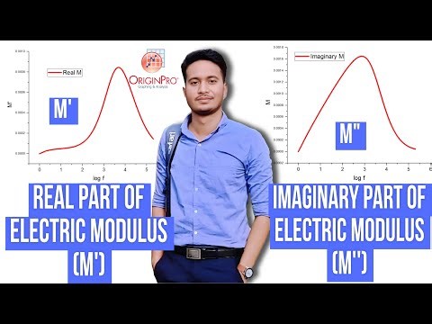 How to Plot Real & Imaginary Electric Modulus in Origin - Easy Tutorial Kiran Thakur Bright Science