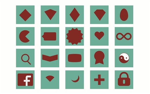 「CSS 案例」CSS绘制40种常见图形（下）