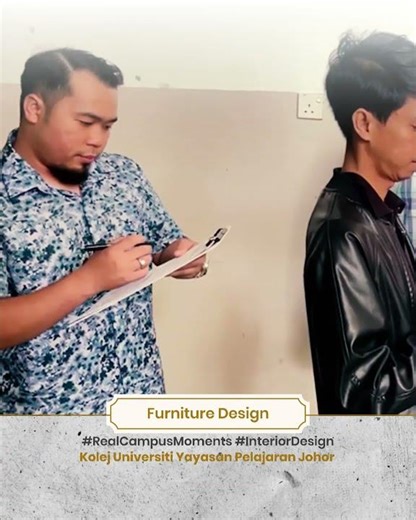Belajar design kerusi di kelas kursus Seni Bina KUYPJ