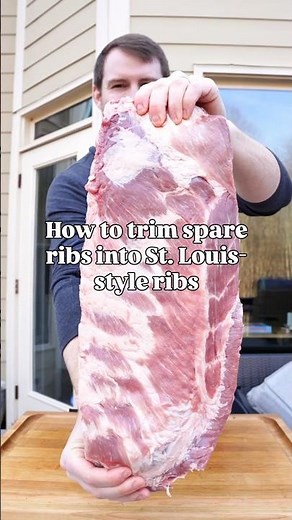 Pork Ribs 101: how to trim spare ribs into st.Louis-style ribs