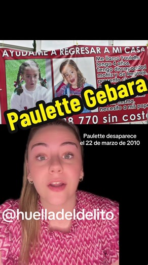 El extraño caso de Paulette Gebara #paulette #crimijess #lahuelladeldelito #parati #truecrimetiktok