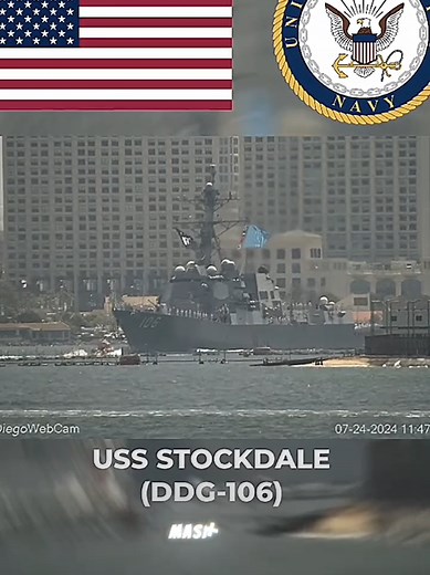 USS Stockdale (DDG-106) adalah kapal perusak berpeluru kendali Aegis kelas Arleigh Burke ( Penerbangan IIA ) di Angkatan Laut Amerika Serikat . Kapal Angkatan Laut AS ketiga dengan nama yang sama, Stockdale dinamai menurut Wakil Laksamana James Bond Stockdale (1923–2005). Kapal ini diresmikan pada 13 September 2002 dan dibangun oleh Bath Iron Works . Pada bulan Juli 2012, Stockdale berpartisipasi dalam latihan angkatan laut RIMPAC 2012. Ini termasuk manuver di Selat Kaulakahi (antara Kepulauan K