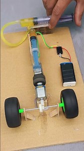 DIY Remote Control Car Mechanism | Hydraulic Steering & DC Motor System 🚗💨