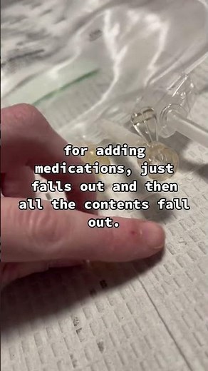 Problem with TPN Bag: Has Anyone Else Experienced This?#TPN #IVSaline