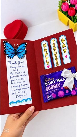 Day 5: Teacher’s Day Special Card and Gift Ideas✨#shorts#viral#diy#teachersday#gift#cards#trending