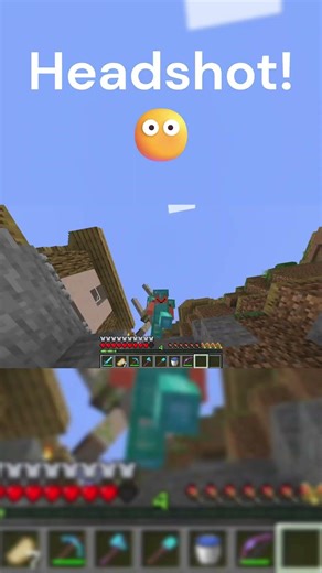 Headshot!😶 Minecraft
