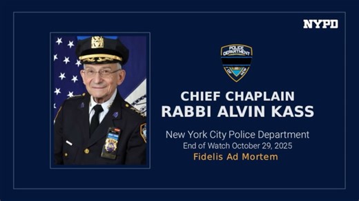 121K views · 8K reactions | Today, we stood together for the dignified transfer of Chief Chaplain Rabbi Alvin Kass. For nearly 60 years, his faith, wisdom, and compassion guided generations of officers and New Yorkers. He served this city with unwavering devotion. May his memory be a blessing. | NYPD | Facebook