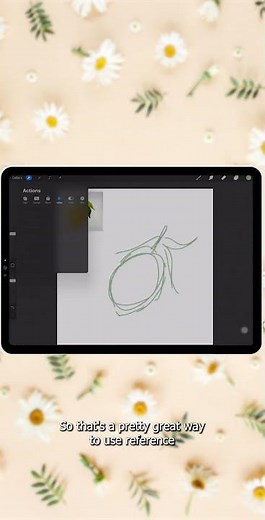 How to Insert Private Files or Photos to Procreate as Secret Reference #shorts