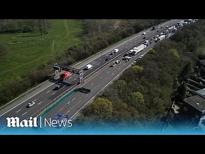 M5 motorway closure sparks huge delays for drivers after body found