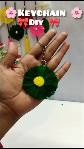keychain easy Diy 🎀 Woolen craft ideas