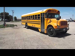 AE0301 2003 blue bird school bus